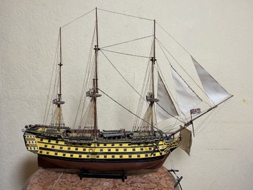  STATEK HMS VICTORY MODEL RĘCZNIE WYKONANY