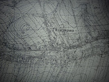 KRACZKOWA - Mapa Topograficzna - 1:10 000 - staroć