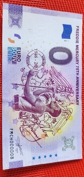 0 euro Freddie Mercury 75TH Anniversary ALE NUMER!