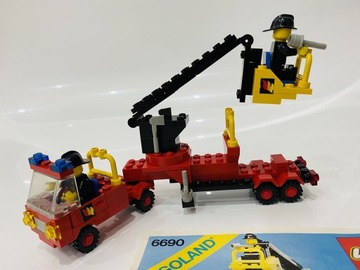 Lego 6690 stary wóz strażacki z instrukcją