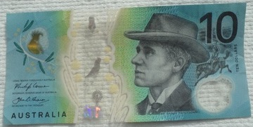 Australia 10 dolarów 2017 Pisarze Paterson Gilmore