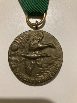 Medal PZŁ Gdańsk Za Zasługi Łowieckie 1986 Brązowy