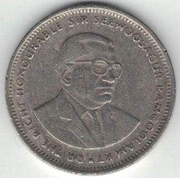 Mauritius 1 rupia 1987   26,6 mm  nr 2