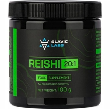 Reishi DER 20:1 Lakownica żółtawa 100g Slavic Labs