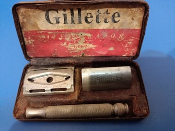 Stara maszynka Gillette w pudełku