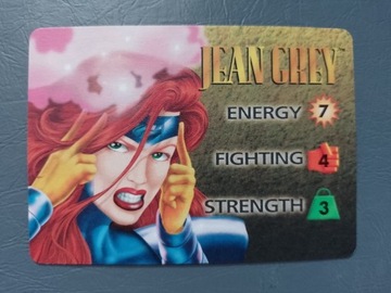 Karta do gry MARVEL OVERPOWER - JEAN GREY Character Card
