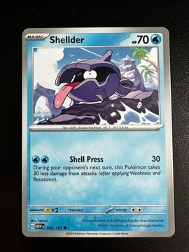 Karta Pokemon Shellder 090/151 MEW 151