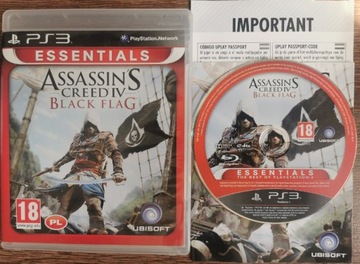 Assassin's Creed IV Black Flag na PS3. Komplet po Polsku. 