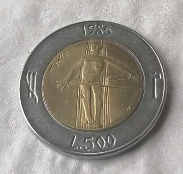 San Marino - 500 lirów - 1985r.