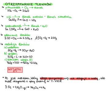 Notatki maturalne chemia matura 2024 