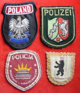 5 naszywek związanych z POLICJĄ