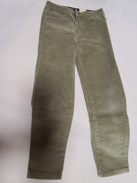Spodnie sztruksowe dziewczęce Zara r.116 