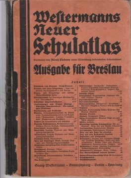 Westermann, Szkolny atlas, wydanie dla Wrocławia