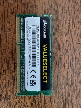 Pamięć RAM Corsair DDR3  8GB SODIMM