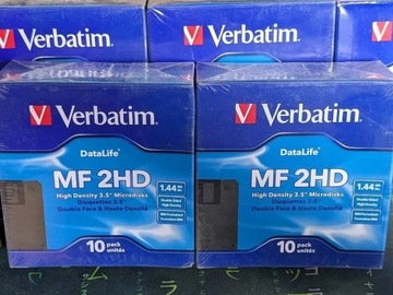 Dyskietki Verbatim MF 2HD 1,44MB 10 sztuk, karton