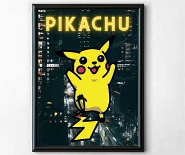 Plakat Pikachu In The City