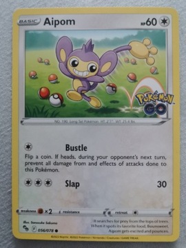 Aipom 056/078 PGO / Karty Pokemon 