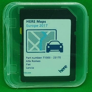 Mapa Europy karta SD Alfa Romeo/Fiat/Lancia