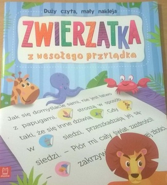 Zwierzątka z wesołego przylądka Naklejanka