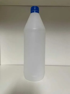 Butelka plastikowa PE HD z korkiem 1000ml mleczna