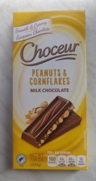 Choceur Peanut & cornflakes-czekolada mleczna 200g