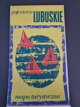 Pojezierze Lubuskie mapa turystyczna 1978r
