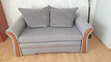 Kanapa sofa dwuosobowa Nata rozkładana szara