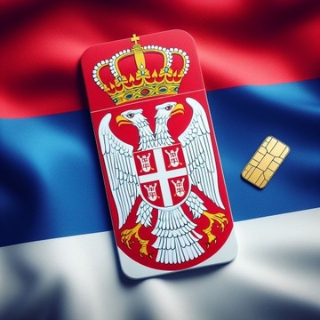 Internet w Serbii. Karta SIM lub eSIM. 4GB.