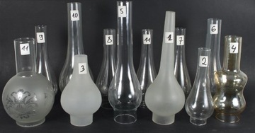Kominek/cylinder lampa naftowa różne wymiary