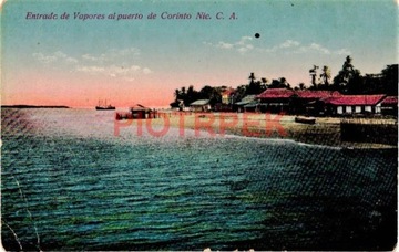 Nicaragua, Corinto, pocztówka 