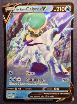 Karta Ice Rider Calyrex V 045/198 Ultra Rare