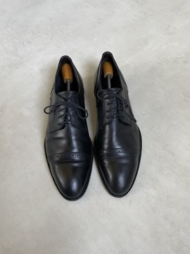 Buty skórzane męskie 44 czarne oxford wizytowe