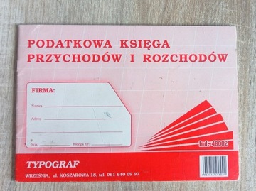 Podatkowa księga przychodów i rozchodów Michalczyk i Prokop K-3u A5