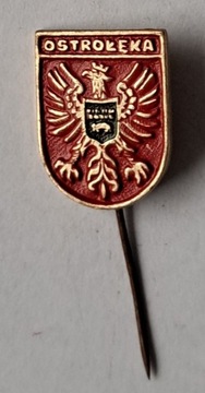 Ostrołęka herb przypinka odznaka PRL  