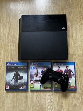 PS4 Sony konsola PlayStation 4 pad gry ZESTAW