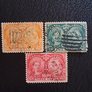 Wiktoria  Kanada   1837-1897 znaczki pocztowe