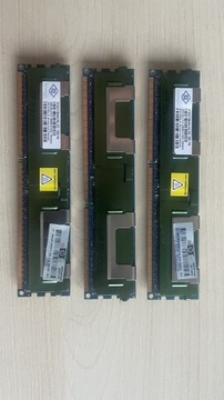 Nanya 3x 4GB 2Rx4 PC3-10600R-9-10-E1 ECC MAC