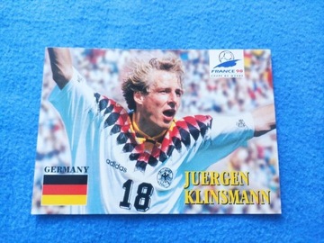 Pocztówka Klinsmann Mundial Francja 98 