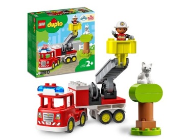 LEGO DUPLO Town Wóz strażacki 10969 Zestaw klocki zabawka