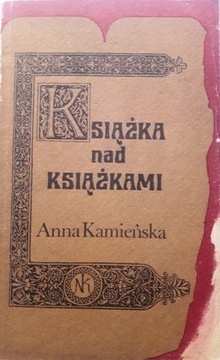 Anna Kamieńska Książka nad książkami