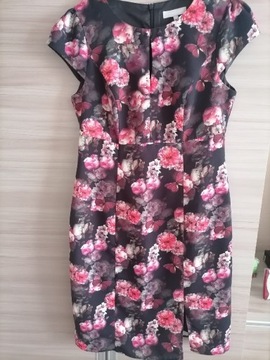 Letnia sukienka w kwiaty XL