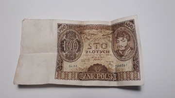 Banknot 100 Złotych 1934 II RP