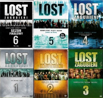 x Lost - Zagubieni sezon 1+2+3+4+5+6 35xDVD