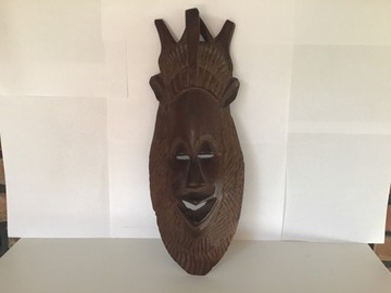 Drewniana maska Afrykańska 