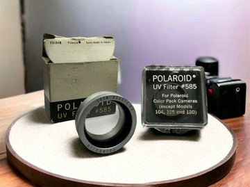 Polaroid Filtr UV #585 aparat Land Camera vintage