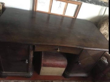 Dębowe biurko ponad 100 lat