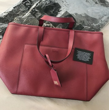 Torba Shopping bag torebka Karl Lagerfeld bordowa