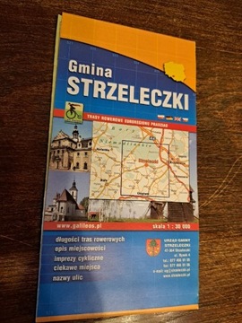 Gmina Strzeleczki mapa plan