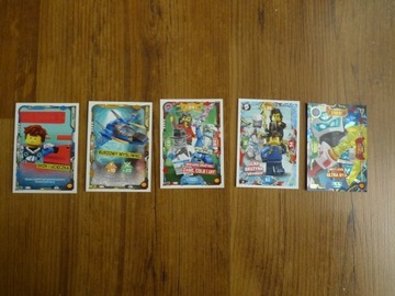 Karty lego Ninjago edycja 5 nr 16, 26, 29, 108,125