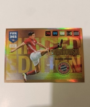 Karta limited edition FIFA 365 2017 Lewandowski 